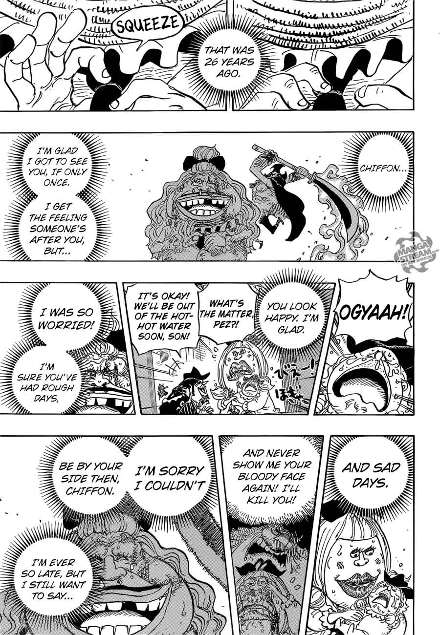 One Piece Chapter 887: Somewhere, someone is wishing for your happiness – Page 13