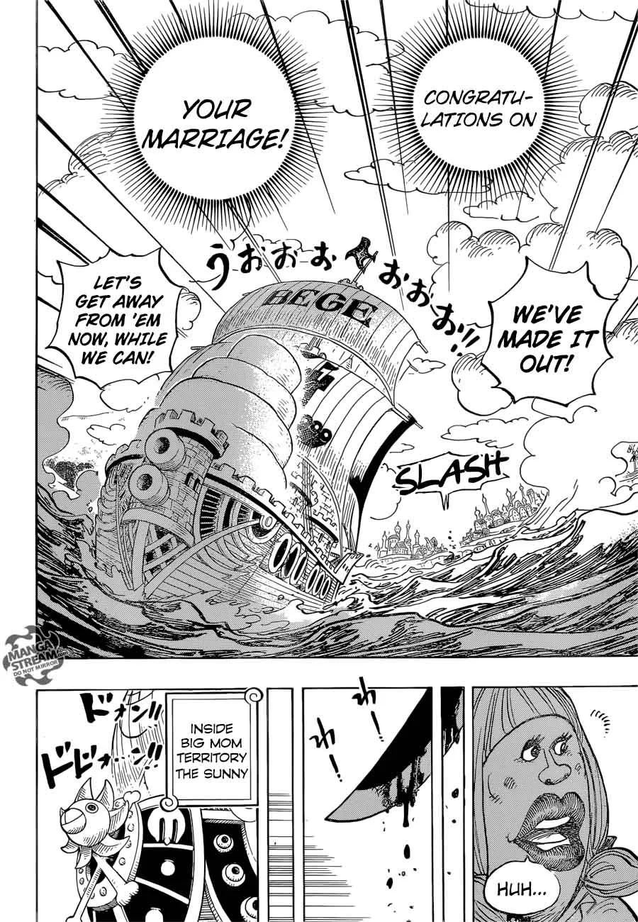 One Piece Chapter 887: Somewhere, someone is wishing for your happiness – Page 14