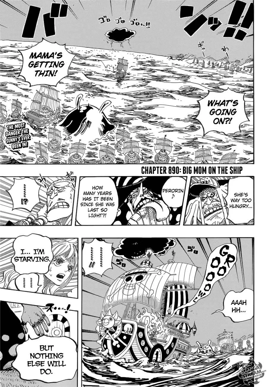 One Piece Chapter 890: Big Mom on the ship – Page 3