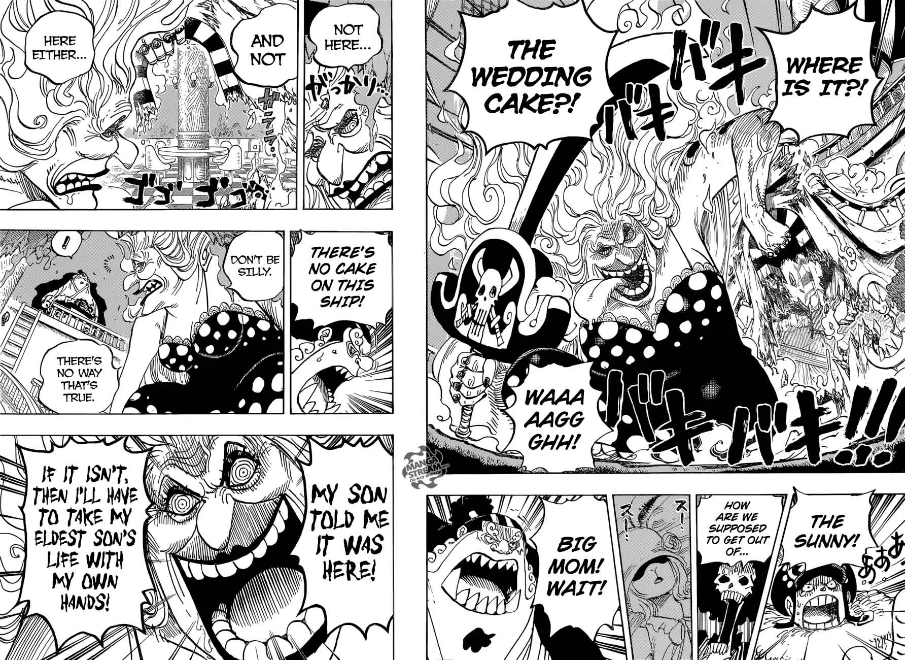 One Piece Chapter 890: Big Mom on the ship – Page 4