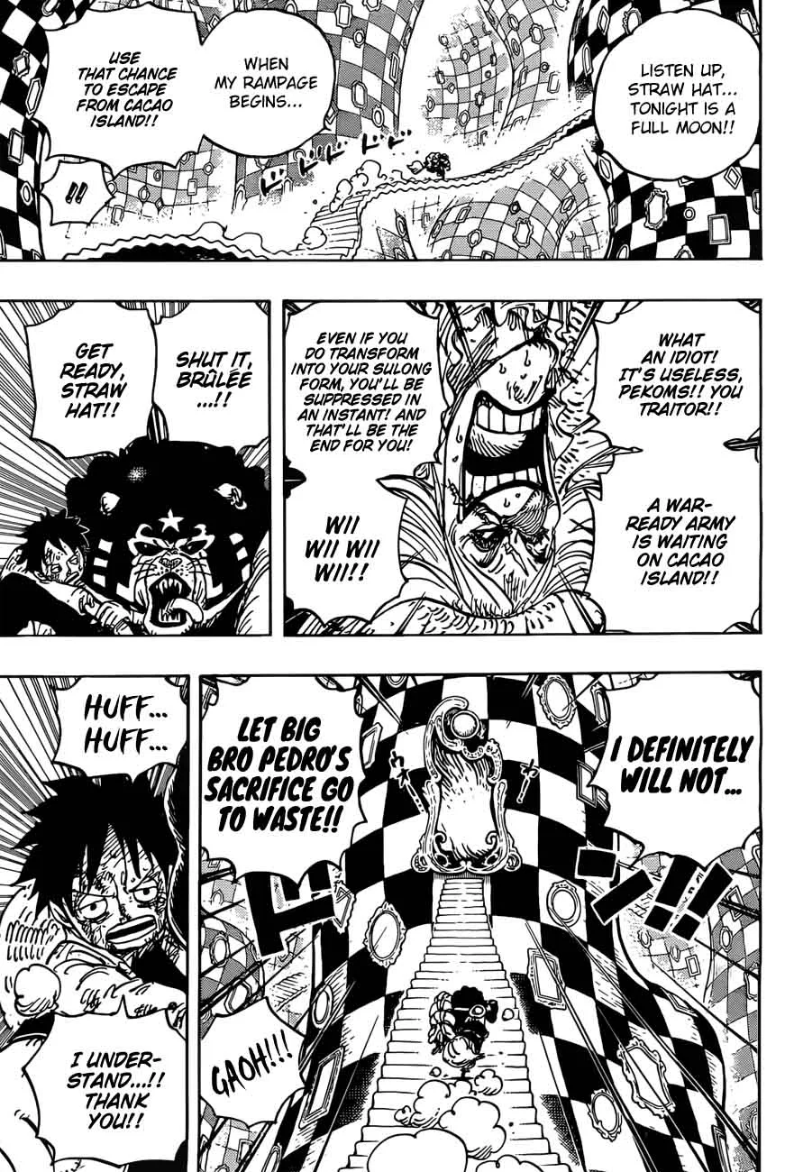 One Piece Chapter 897: Pekoms Cacao Island Escape Plan – Page 4
