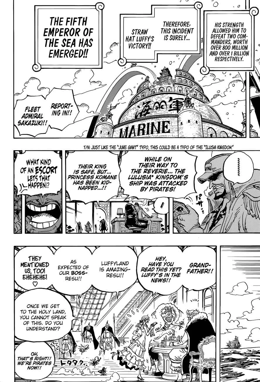One Piece Chapter 903: The Fifth Emperor – Page 9
