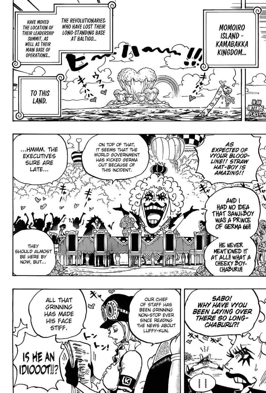 One Piece Chapter 904: The entrance of the revolutionary army commanders – Page 2