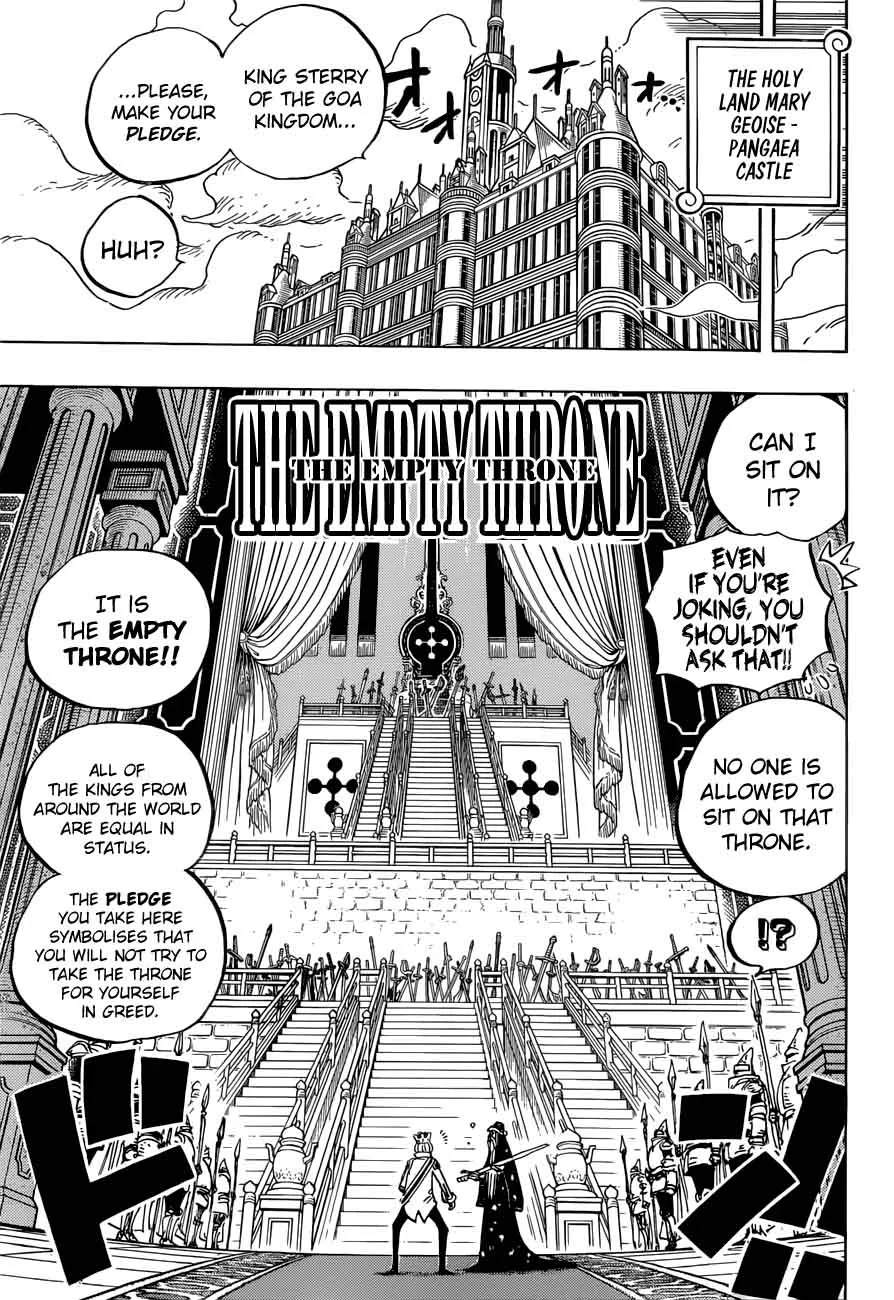 One Piece Chapter 907: The Empty Throne – Page 7