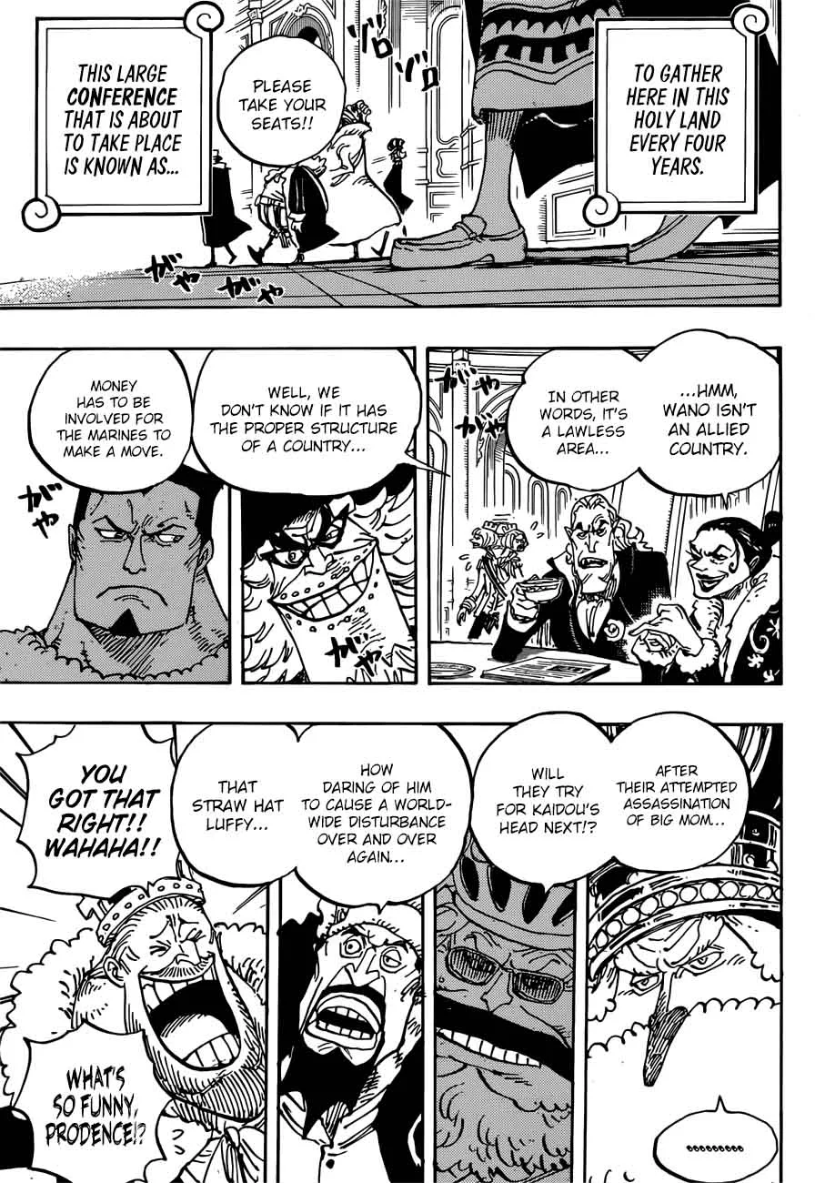 One Piece Chapter 908: The Reverie Begins – Page 10