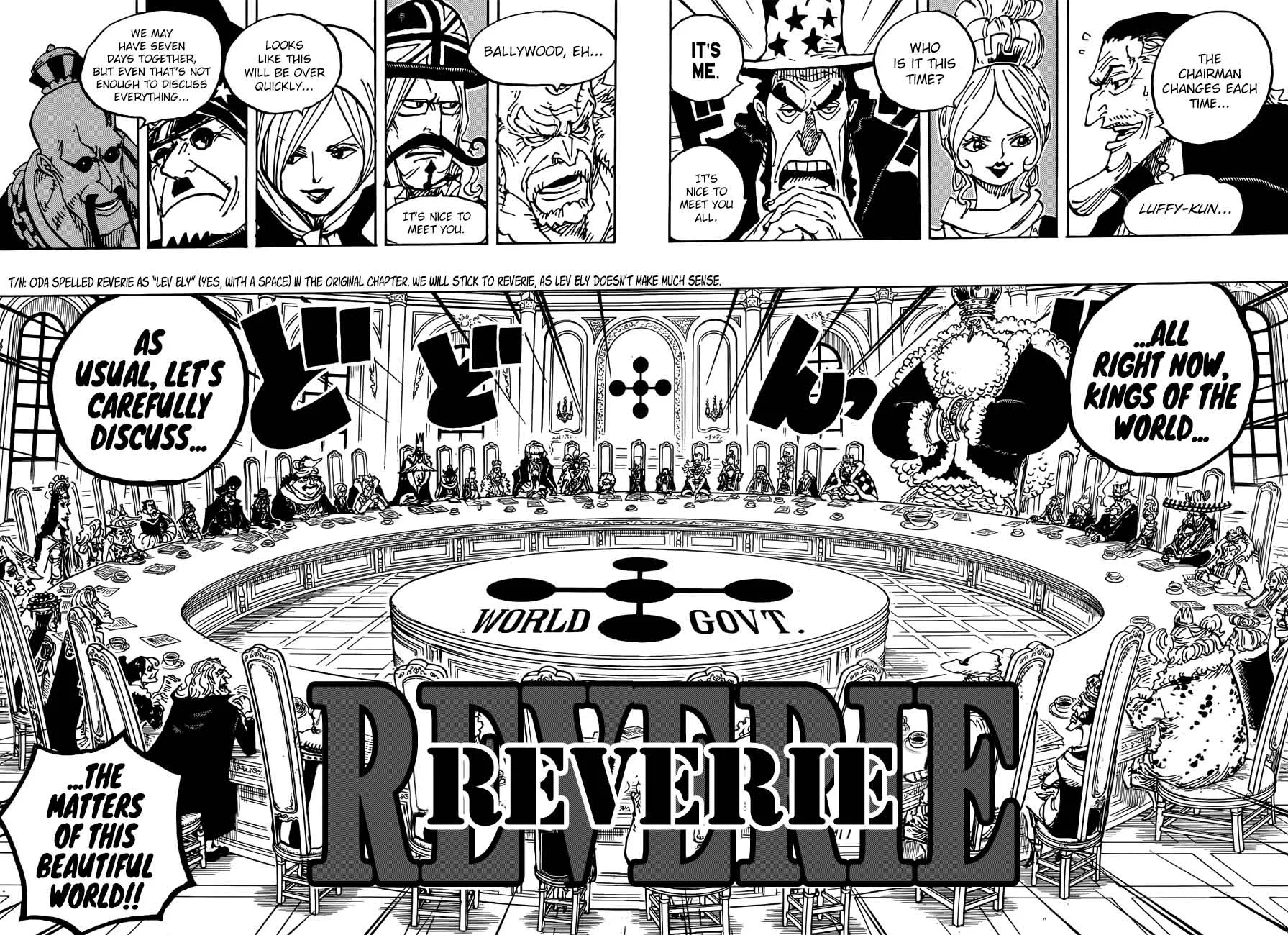One Piece Chapter 908: The Reverie Begins – Page 11