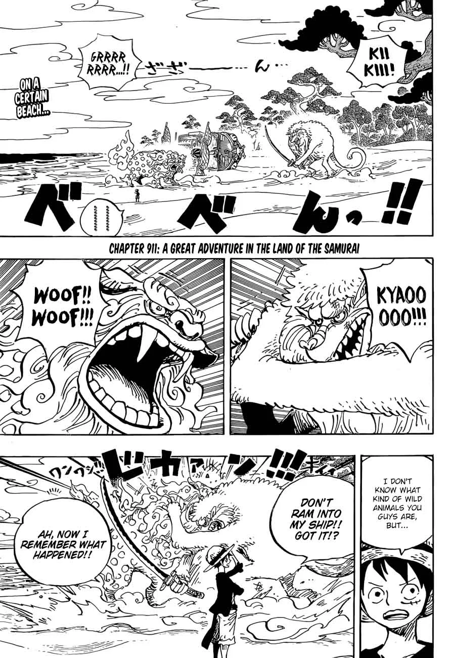 One Piece Chapter 911: A Great Adventure in the Land of the Samurai – Page 2