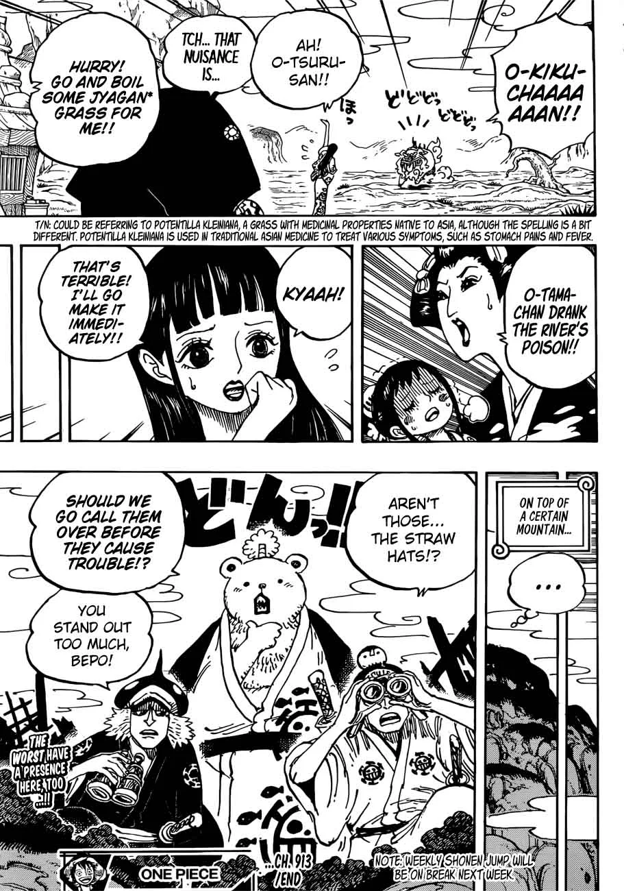 One Piece Chapter 913: Tsuru Repays the Favour – Page 14