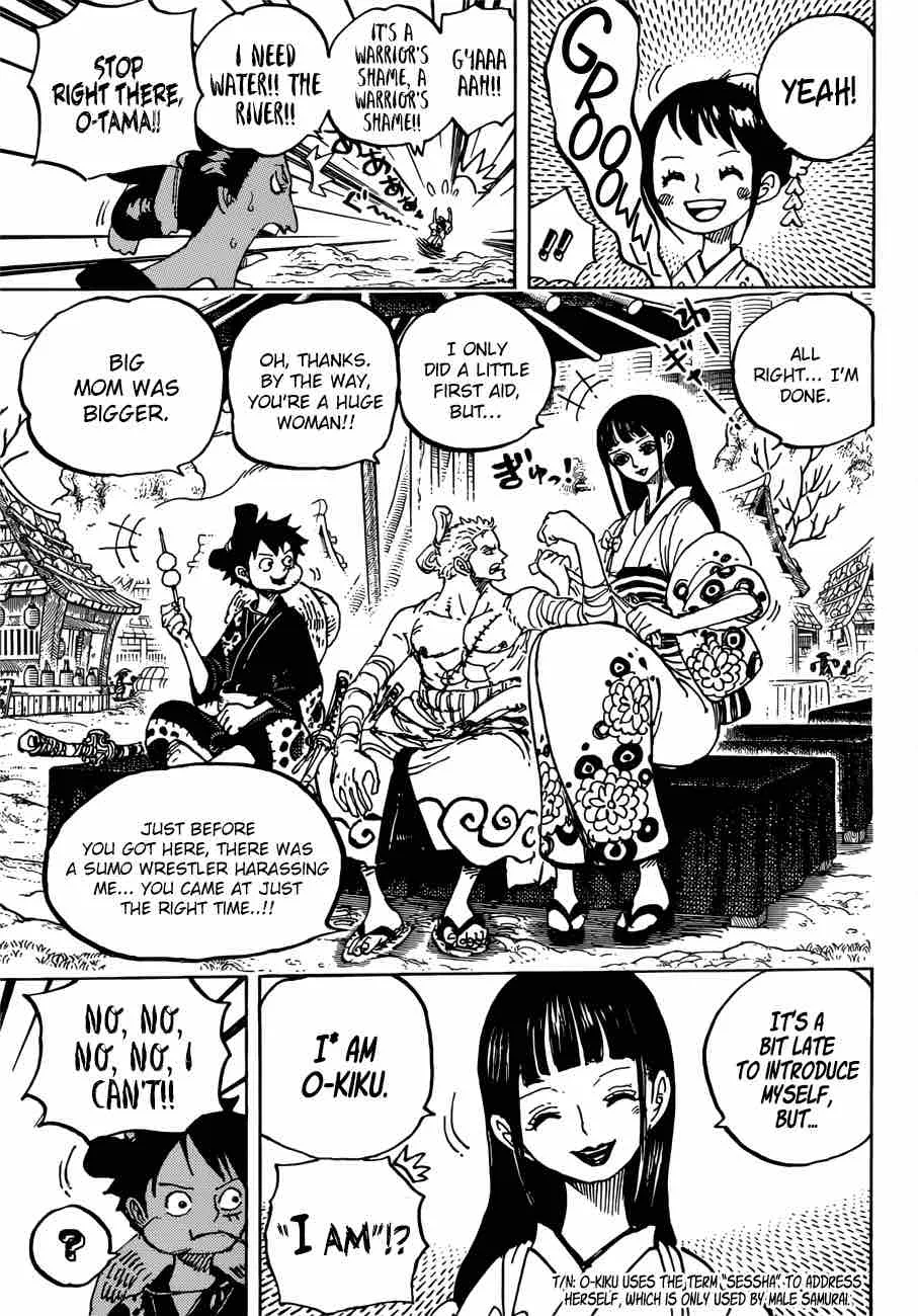 One Piece Chapter 914: Okobore, The Town of Leftovers – Page 3