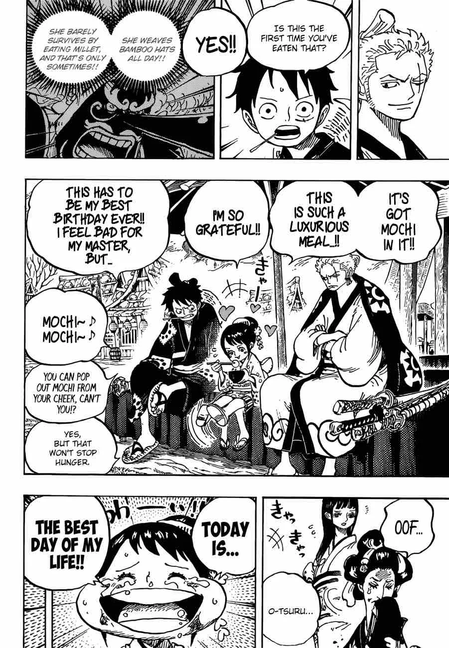 One Piece Chapter 914: Okobore, The Town of Leftovers – Page 6