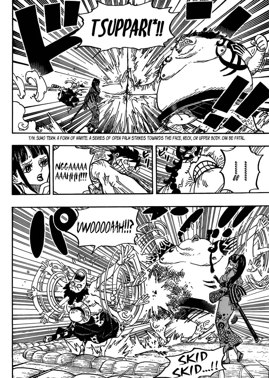 One Piece Chapter 916: A Great Sumo Match in The Wano Country – Page 6