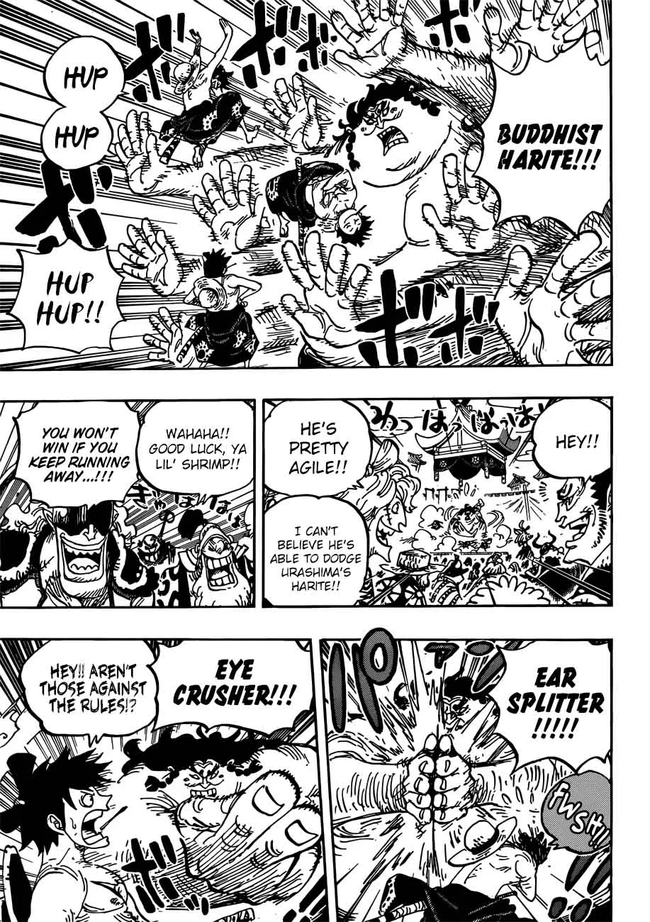 One Piece Chapter 916: A Great Sumo Match in The Wano Country – Page 9