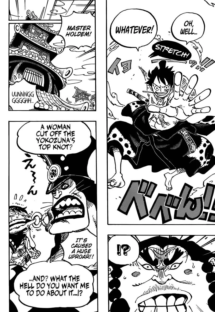 One Piece Chapter 916: A Great Sumo Match in The Wano Country – Page 10