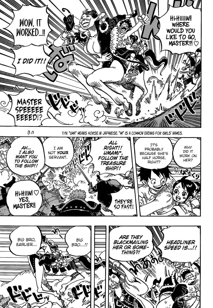 One Piece Chapter 918: Luffytaro Repays The Favour – Page 5
