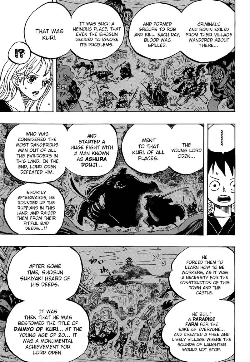 One Piece Chapter 920: I Love Oden – Page 3