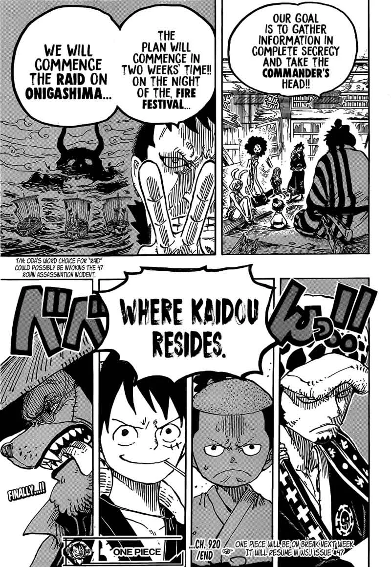 One Piece Chapter 920: I Love Oden – Page 16