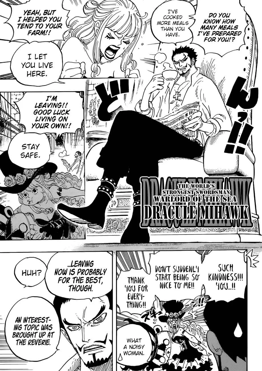 One Piece Chapter 925: The Blank – Page 3