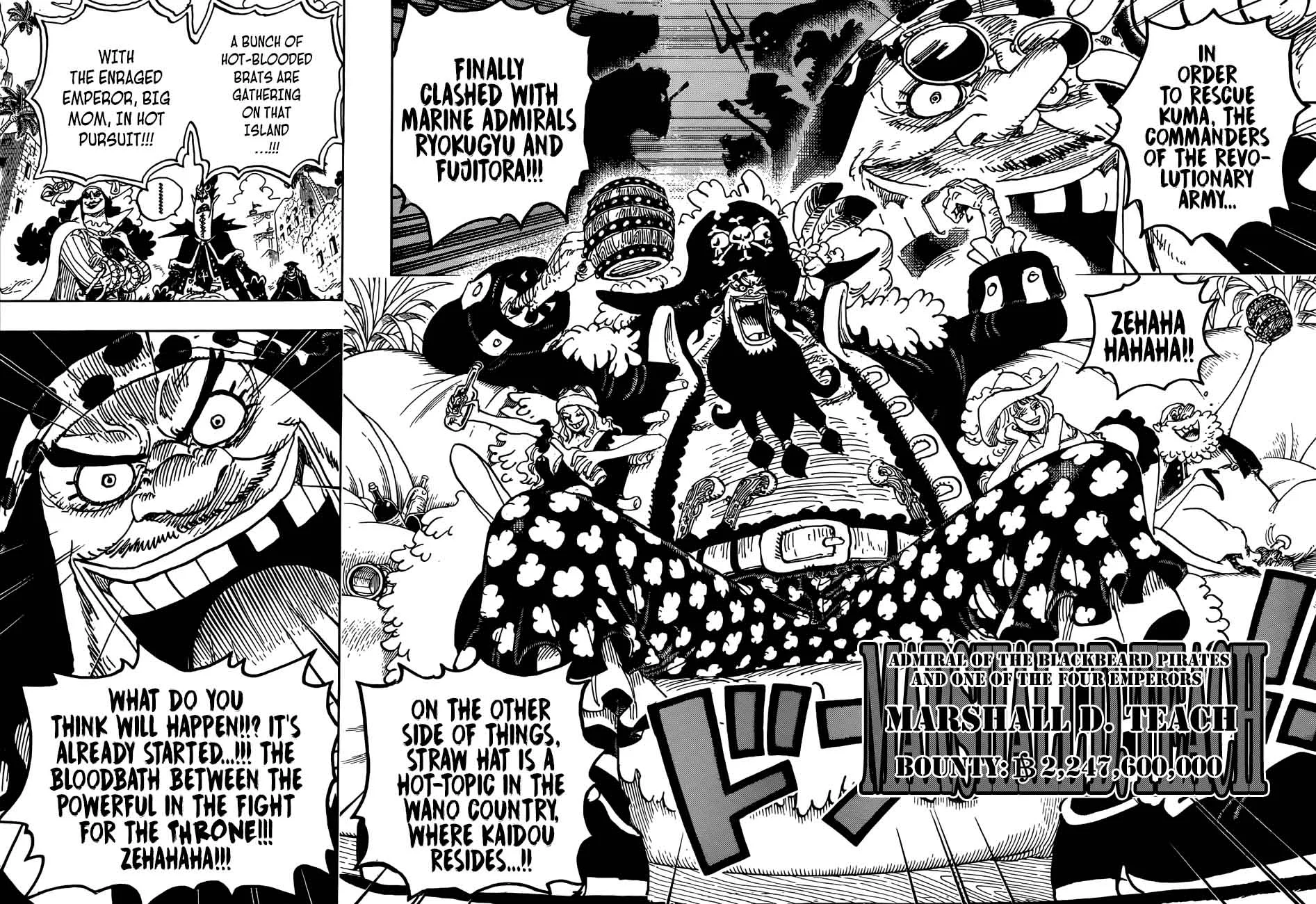 One Piece Chapter 925: The Blank – Page 10