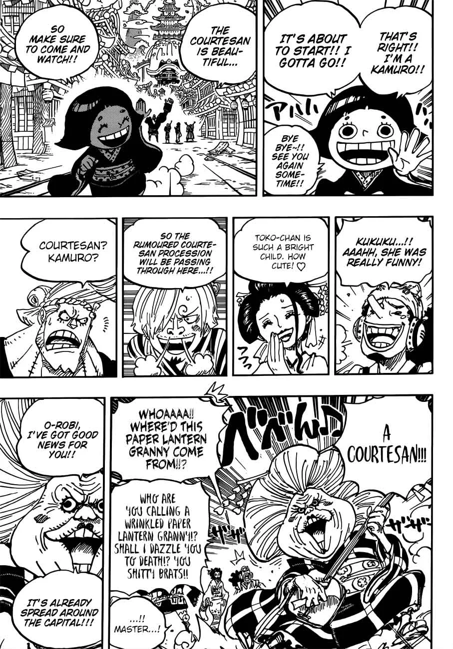 One Piece Chapter 927: The Courtesans Kamuro – Page 11