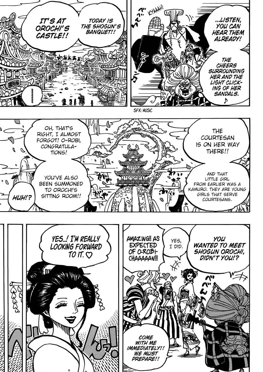 One Piece Chapter 927: The Courtesans Kamuro – Page 13