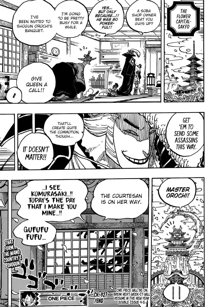 One Piece Chapter 927: The Courtesans Kamuro – Page 15