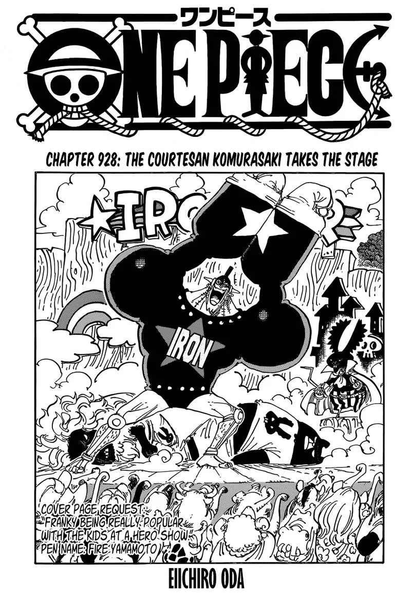 One Piece Chapter 928: The Courtesan Komurasaki Takes The Stage – Page 3