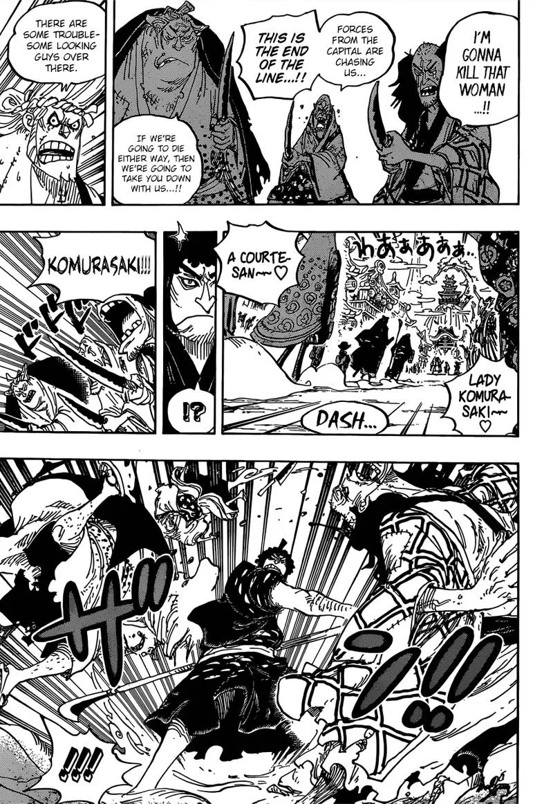 One Piece Chapter 928: The Courtesan Komurasaki Takes The Stage – Page 9