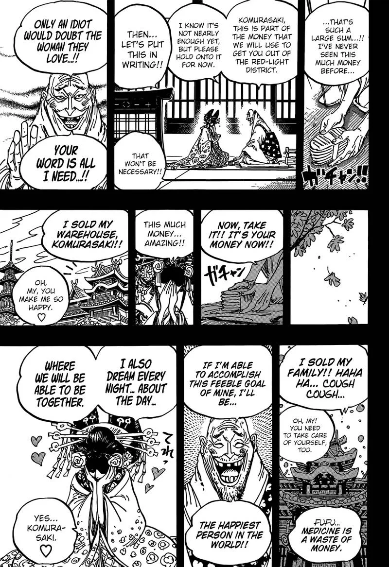 One Piece Chapter 928: The Courtesan Komurasaki Takes The Stage – Page 11