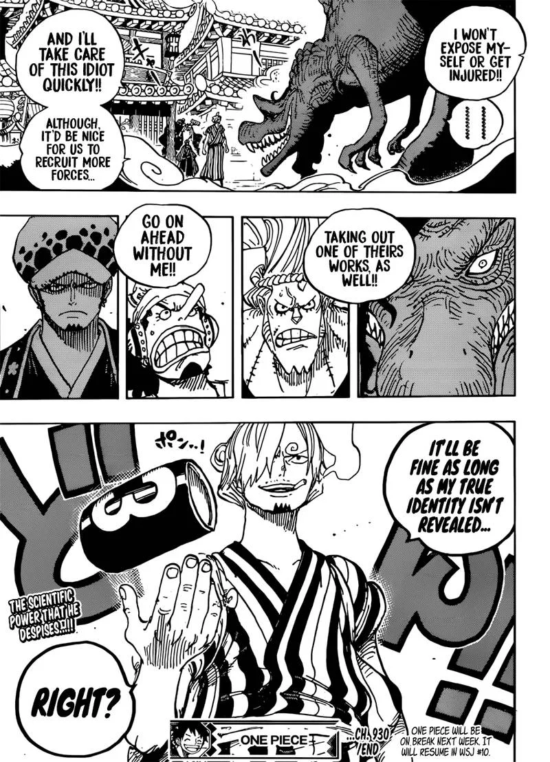 One Piece Chapter 930: Ebisu Town – Page 15