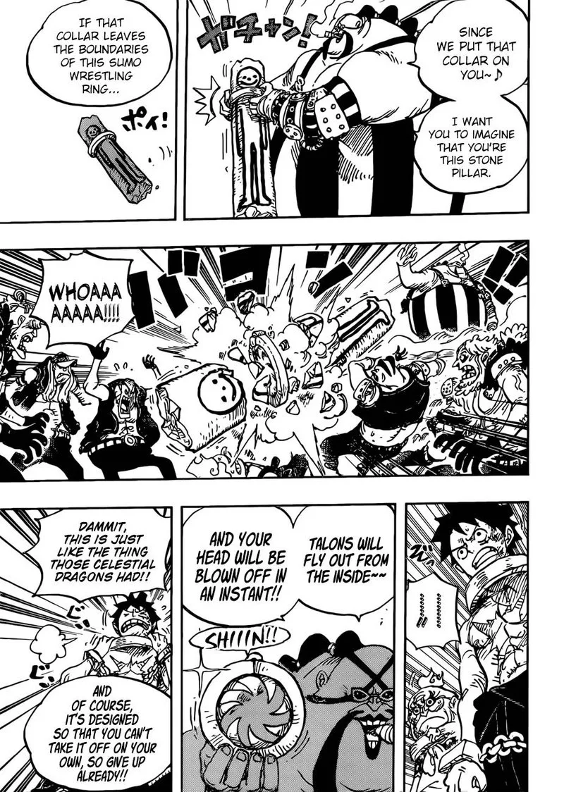 One Piece Chapter 936: The Great Sumo Inferno Tournament – Page 5
