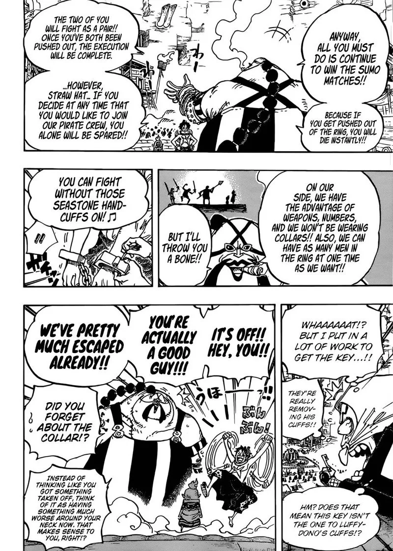 One Piece Chapter 936: The Great Sumo Inferno Tournament – Page 6