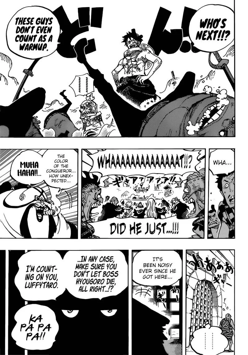 One Piece Chapter 936: The Great Sumo Inferno Tournament – Page 9