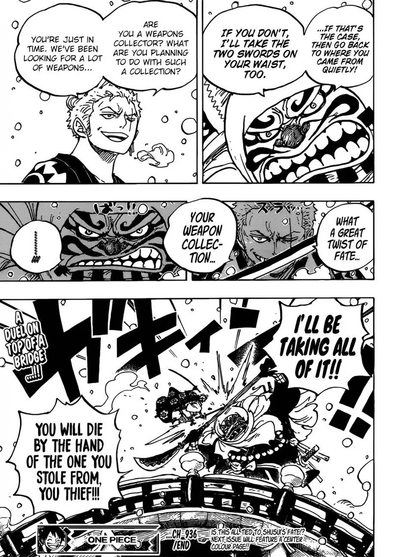 One Piece Chapter 936: The Great Sumo Inferno Tournament – Page 17