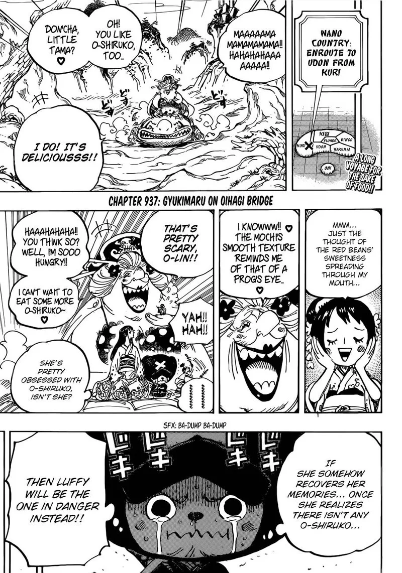 One Piece Chapter 937: Gyukimaru on Oihagi Bridge – Page 3