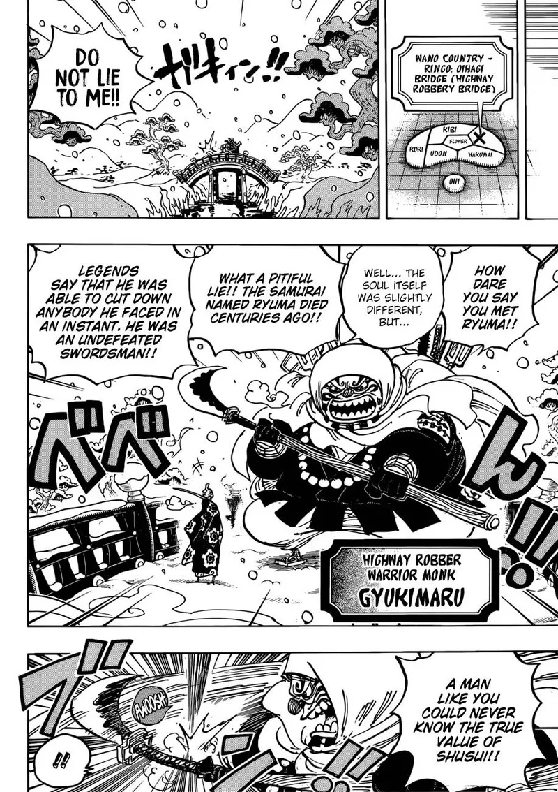 One Piece Chapter 937: Gyukimaru on Oihagi Bridge – Page 6