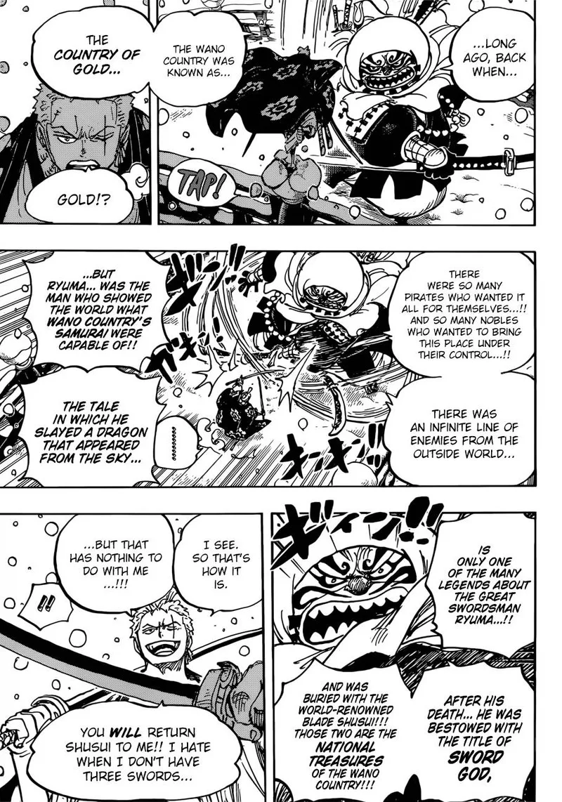 One Piece Chapter 937: Gyukimaru on Oihagi Bridge – Page 7