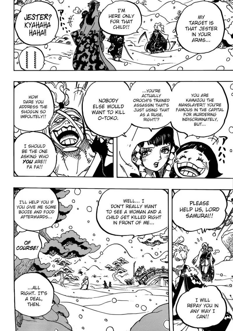 One Piece Chapter 937: Gyukimaru on Oihagi Bridge – Page 12