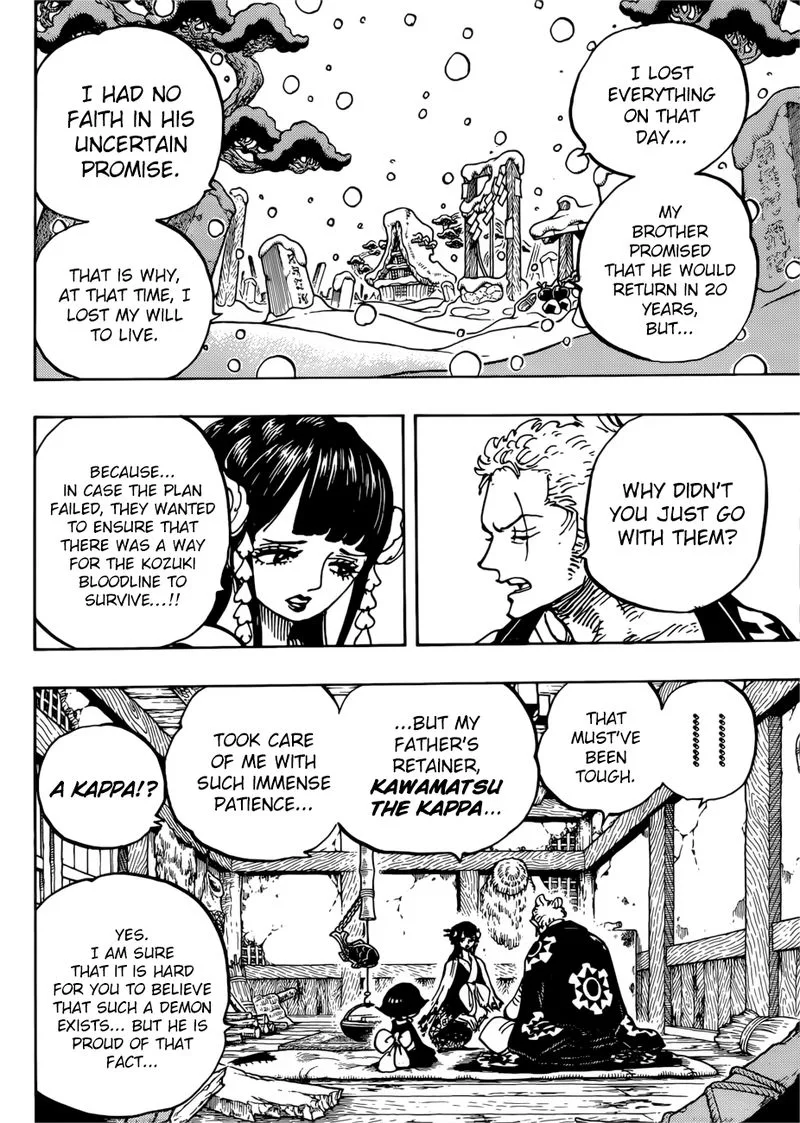 One Piece Chapter 939: An Old Hyourse Knows The Way – Page 4