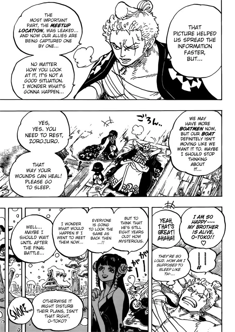 One Piece Chapter 939: An Old Hyourse Knows The Way – Page 7