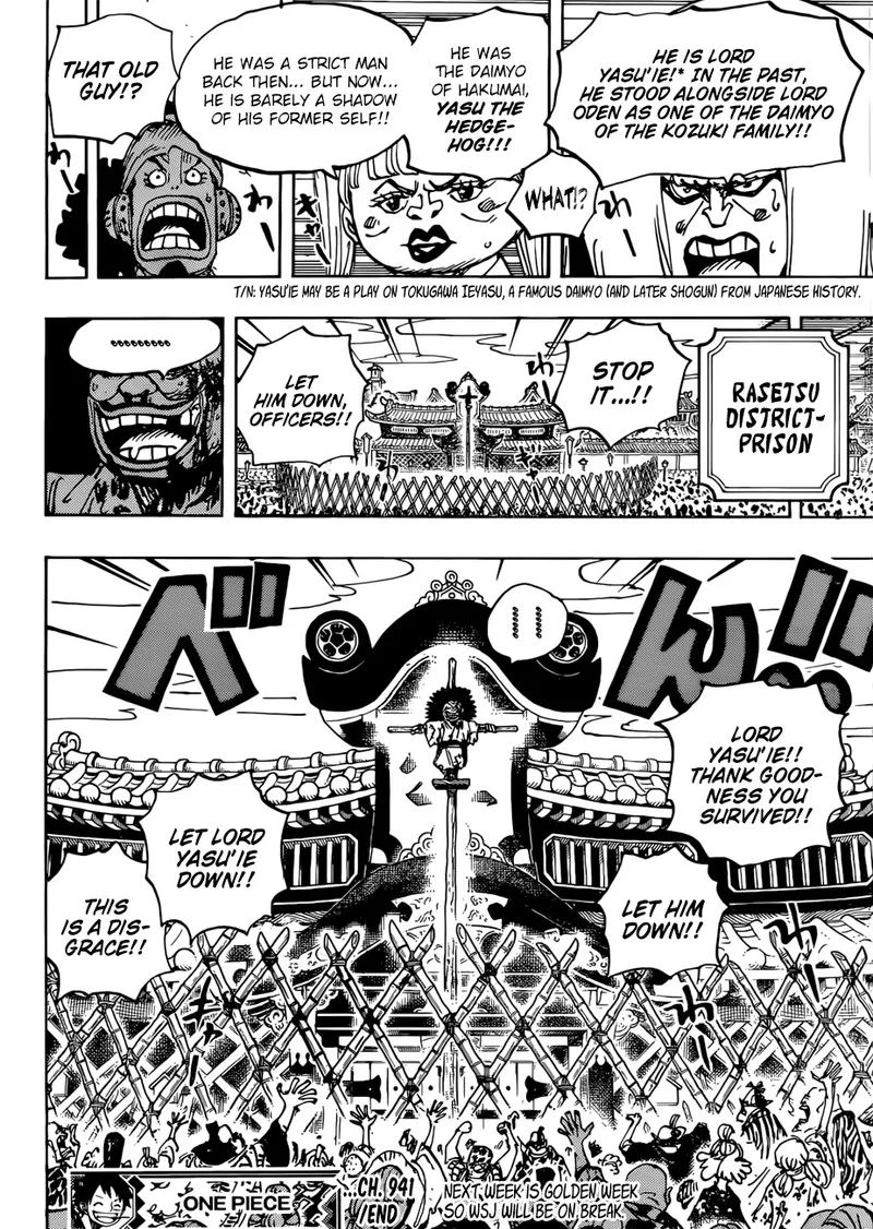 One Piece Chapter 941: Ebisu Town"s Most Beloved – Page 16