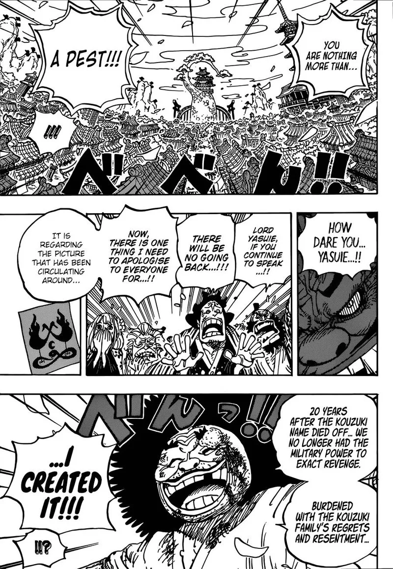 One Piece Chapter 942: The Daimyo of Hakumai, Shimotsuki Yasuie – Page 8
