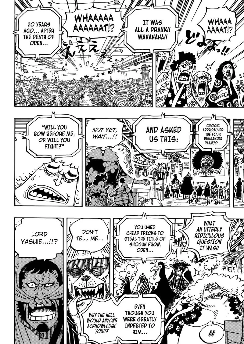 One Piece Chapter 942: The Daimyo of Hakumai, Shimotsuki Yasuie – Page 9