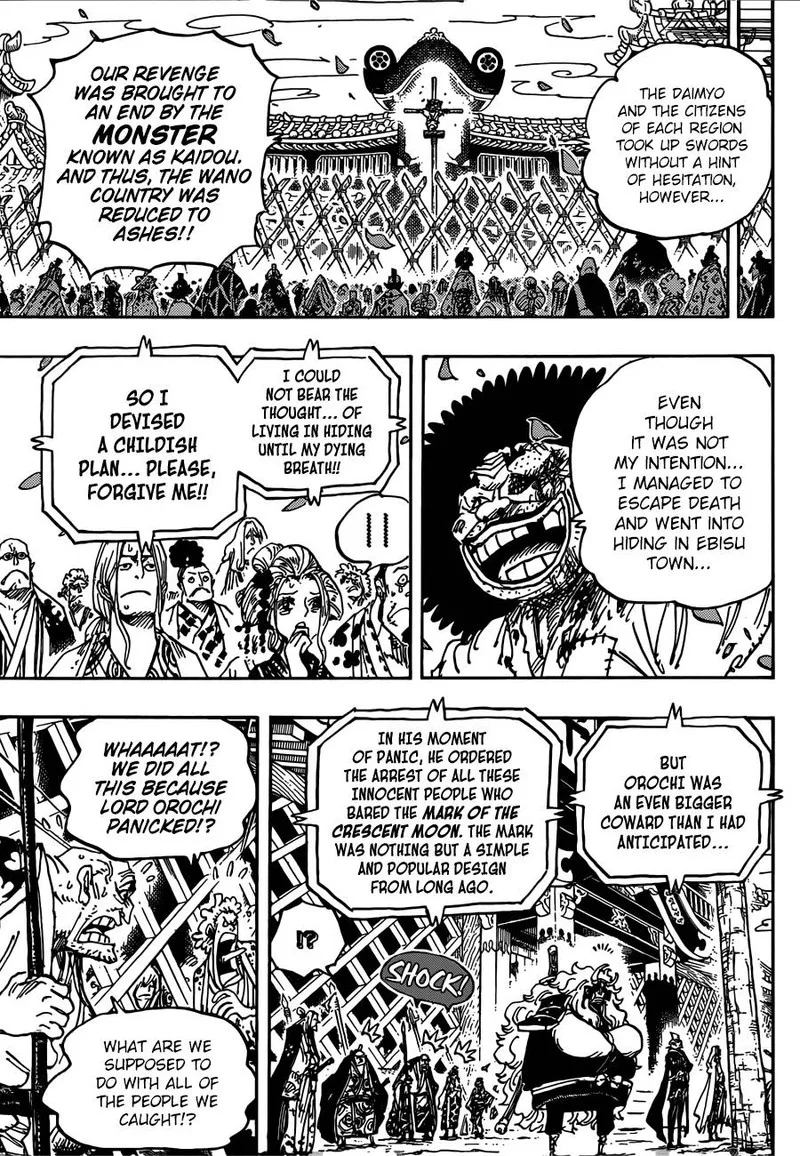 One Piece Chapter 942: The Daimyo of Hakumai, Shimotsuki Yasuie – Page 10