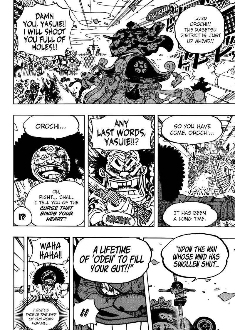 One Piece Chapter 942: The Daimyo of Hakumai, Shimotsuki Yasuie – Page 11