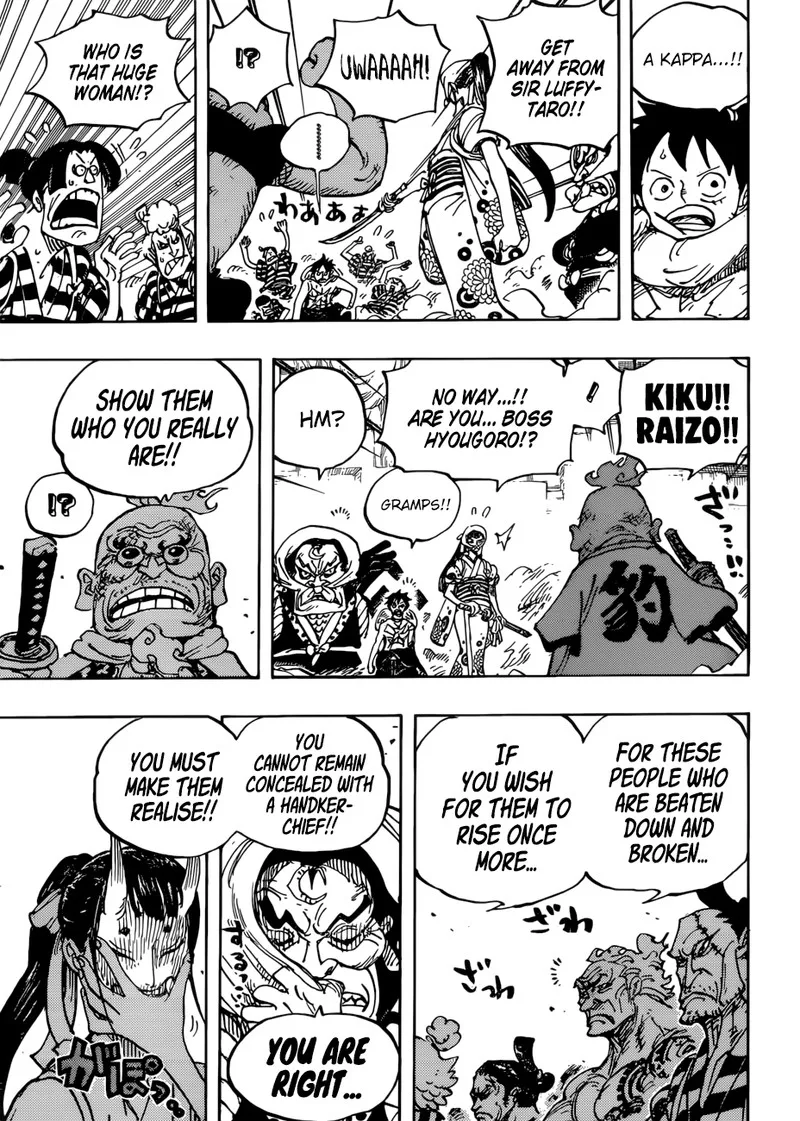 One Piece Chapter 948: Kawamatsu The Kappa Appears – Page 13