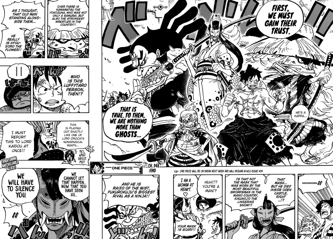 One Piece Chapter 948: Kawamatsu The Kappa Appears – Page 14