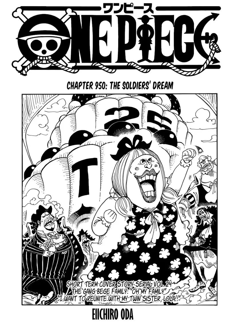 One Piece Chapter 950: The Soldiers Dream – Page 2