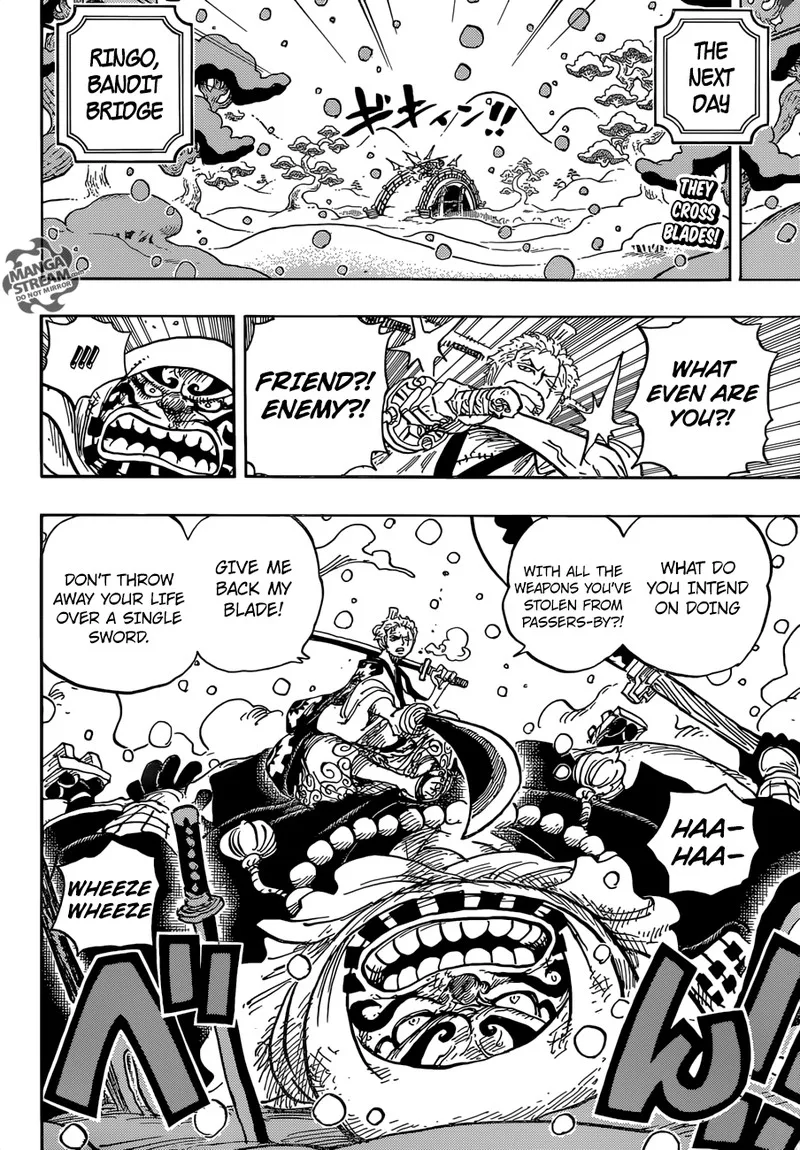 One Piece Chapter 952: Hiyori and Kawamatsu – Page 2