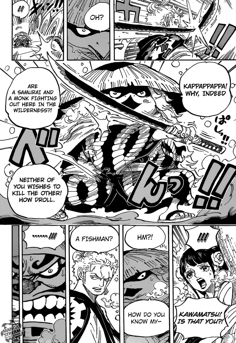 One Piece Chapter 952: Hiyori and Kawamatsu – Page 4