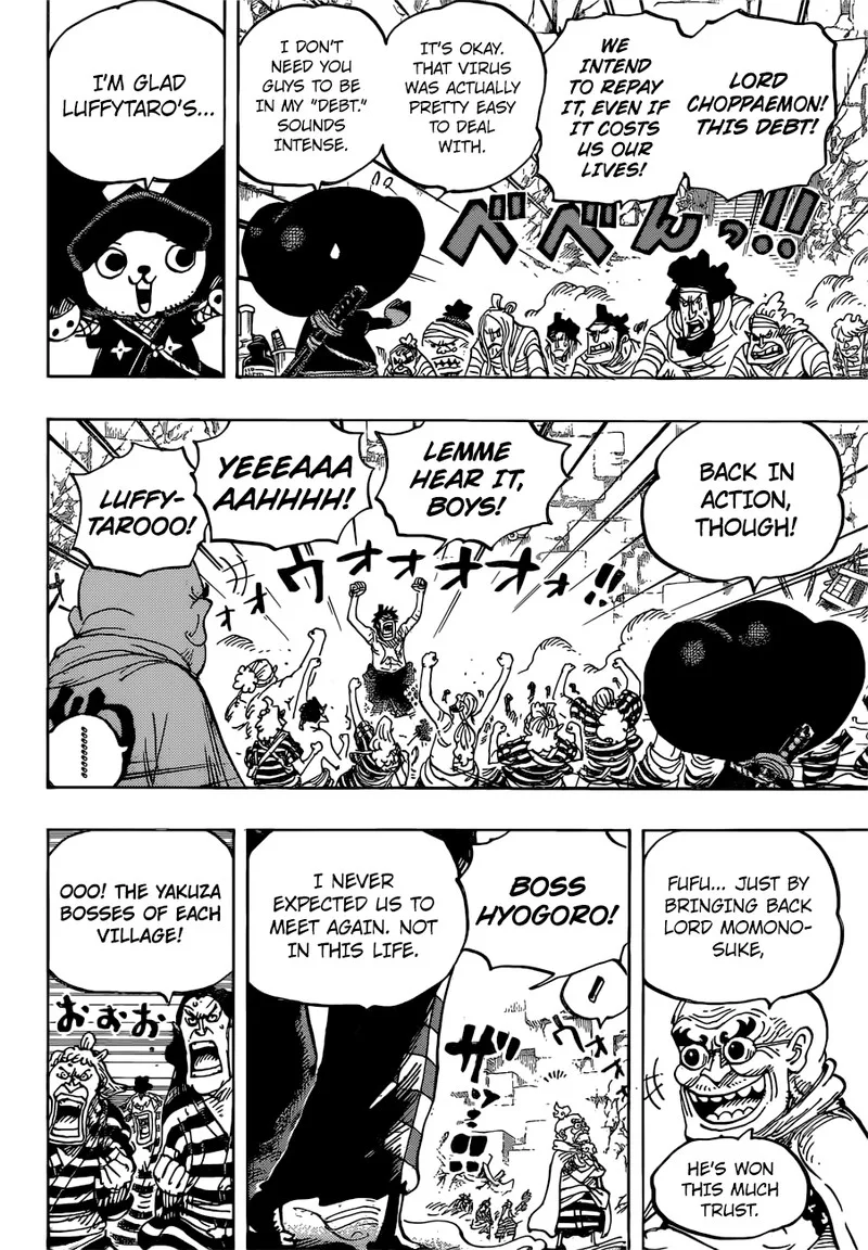 One Piece Chapter 952: Hiyori and Kawamatsu – Page 8